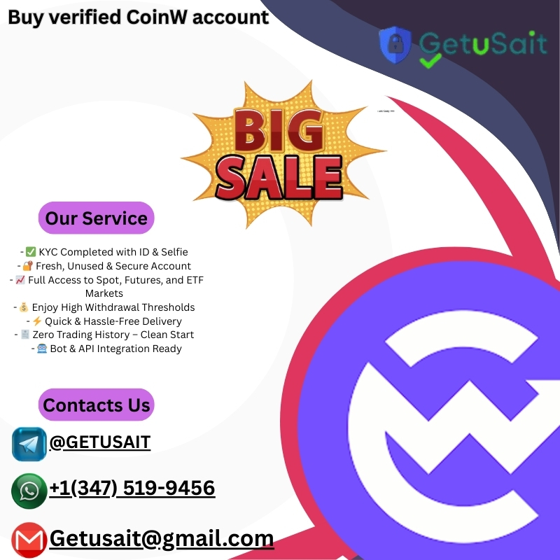 Buy Verified CoinW Accounts