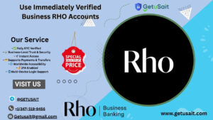 Use Immediately Verified Business RHO Accounts